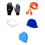 Kit Epi Obra Luva Capacete Abafador Óculos Máscara Oferta