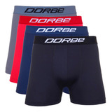 Kit 4 Cuecas Boxer Box Masculino Plus Size Dorbe Adulto 