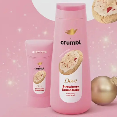 Dove Crumbl Edición Limitada Cuidado Corporal Set De Merry Strawberry | MercadoLibre