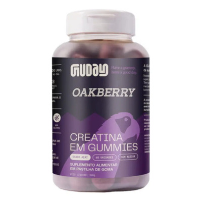 Guday Creatina Monoidratada Gummies Açaí Oakberry 60 Gomas | Frete grátis