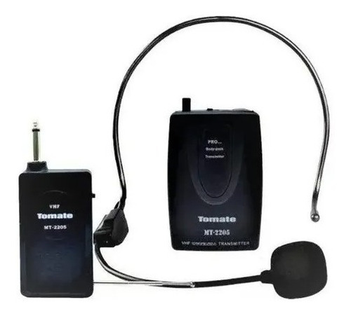 Microfone Profissional Wireless Mt-2205 Tomate