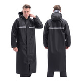 Impermeable Gabardina Negro Para Adulto Chamarra Chaqueta