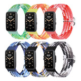 Pacote Com 6 Pulseiras De Nylon Para Xiaomi Mi Band 7 Pro El