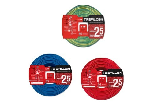 Pack 3 Rollos Trefilcon Normalizado 2,5 Mm X 30 Mts Colores