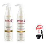 Shock3 Óleo De Argan Shampoo + Regenerador Nutritivo 500m