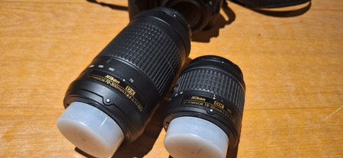 Nikon D3400 + Lentes 18-55 . Y Lente   70 -300