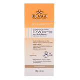 Bioage Filtro Solar Clareador Sun Protect Fps 60 45g