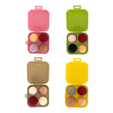 4 Estuches Kits De Esponjas De Maquillaje Blender Colores