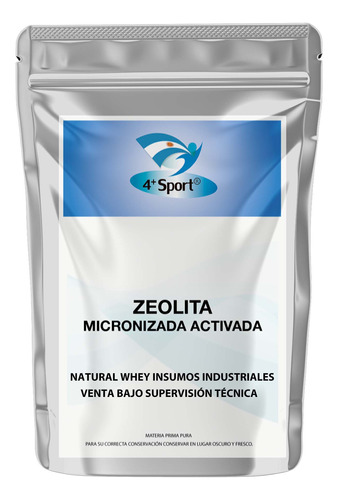 Zeolita Micronizada Activada Pura 250 Gr 4+
