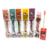 Set 6 Brillos Lip Gloss Magicos Glitter Sanrio Hello Kitty