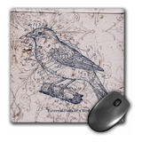 3drose Vintage Birds Con Diagrama Steampunk Art Mouse Pad...