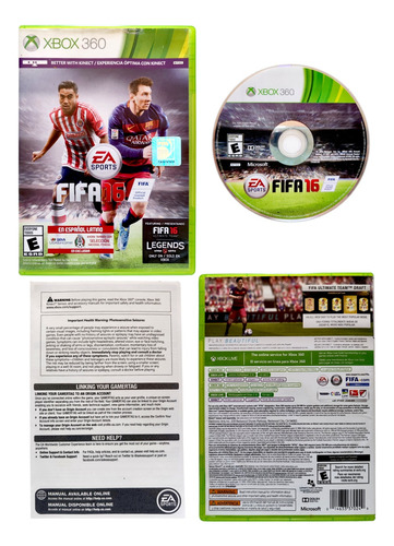 Fifa 16 Xbox 360 En Español 