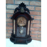 T-antiguo Reloj De Mesa Pared Ansonia U.s.a. - Funcionando