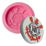 Molde Forma Silicone Resin Sabonete Time Futebol Corinthians