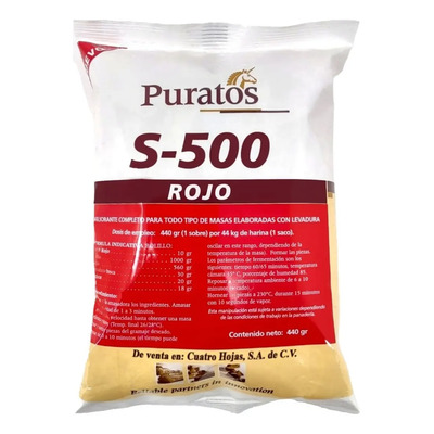 Mejorante Para Pan Puratos S-500 Rojo 440 Gr | MercadoLibre