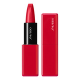 Labial En Barra Shiseido Technosatin Gel Lipstick Color 416 Red Shift - Cheery Red