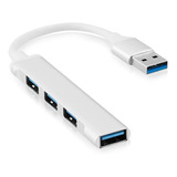 Adaptador Multipuerto Hub Delgado De 4 Puertos Usb 3.0