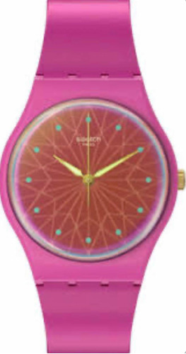 Reloj Swatch Fantastic Fuchsia De Silicona So28p110