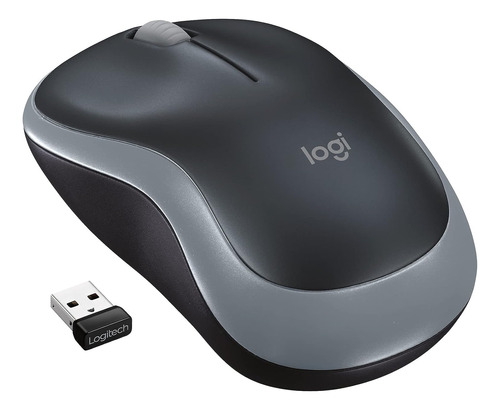 Logitech Mouse Inalámbrico M185, 2.4 Ghz Mini Receptor Usb