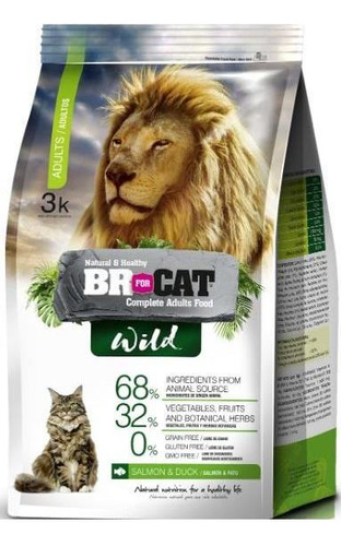 Br For Cat Wild Adulto 1kg