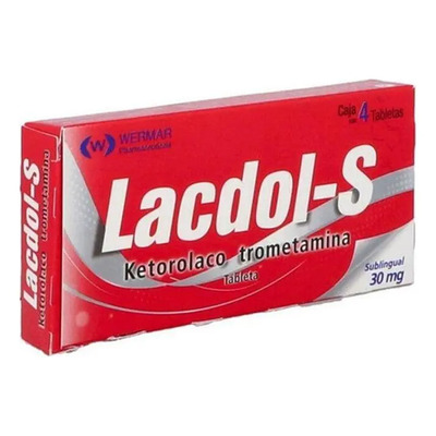Lacdol-s Tabletas Sublinguales 30 Mg, 4 Tabletas | MercadoLibre