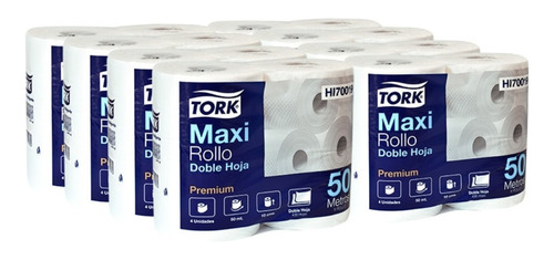 Papel Higiénico Tork 50mt. 8 Pqts X 4 Rollos C/u Doble Hoja