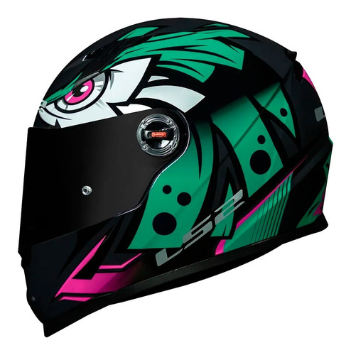  Capacete Ls2 Ff358 Tribal Green Verde