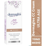 Dermaglos Ultra Age Cc Cream Facial Tono Medio Fps30 50 G