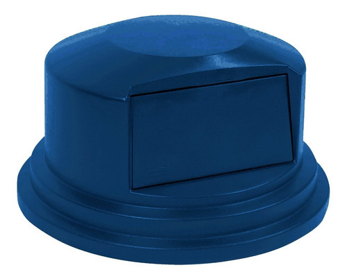 Tapa Tipo Domo Para Contenedor Brute Rubbermaid Azul, 44 Gal Color Azul
