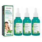 3×fresh Breath Essence - Gotas De Menta For El Mal Aliento