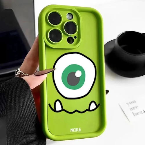 Divertida Funda De Silicona Para iPhone Con Dibujos Animados