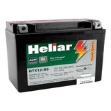Bateria Heliar 10ah Selada P/ Moto Bandit 1250 S 2007-2013