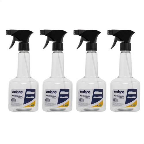 Kit Com 4 Borrifador Pulverizador Pet Spray 500ml Uso Geral