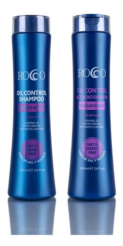 Rocco® Shampoo + Acondicionador Oil Control Sin Sal 400ml