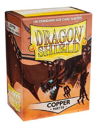 Protectores Dragon Shield 100 - Standard - Copper Matte