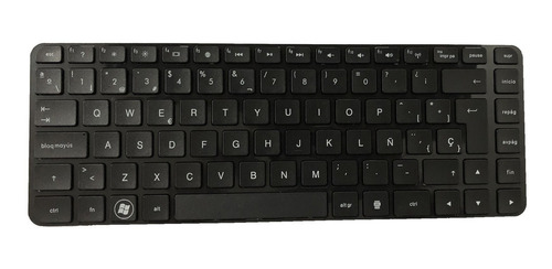 Teclado Compatible Con Hp Pavilion Dv5-2000 Negro Marco Esp