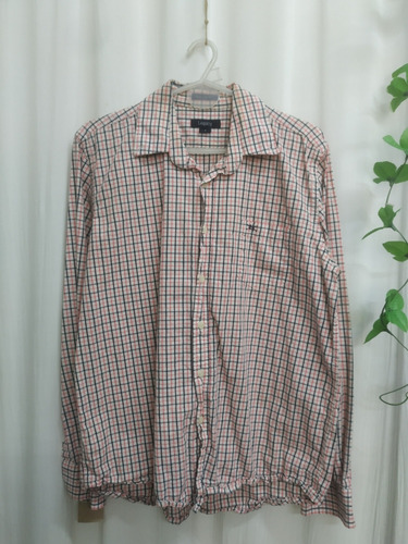 Camisa Manga Larga Cuadrille Rosa Y Azul / Legacy / Talle 1