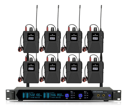 Sistema Monitoreo Gc Er2020y 2 Canales Mono Con 8 Receptores