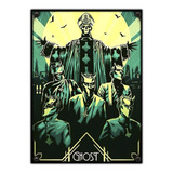 #947 - Cuadro Decorativo - Ghost Poster Musica Rock No Chapa