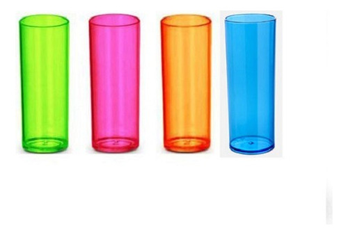 50 Copos Long Drink 350ml  Neon 