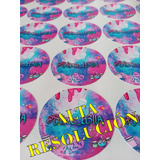 100 Stikers Autoadhesivos Personalizados 9cm