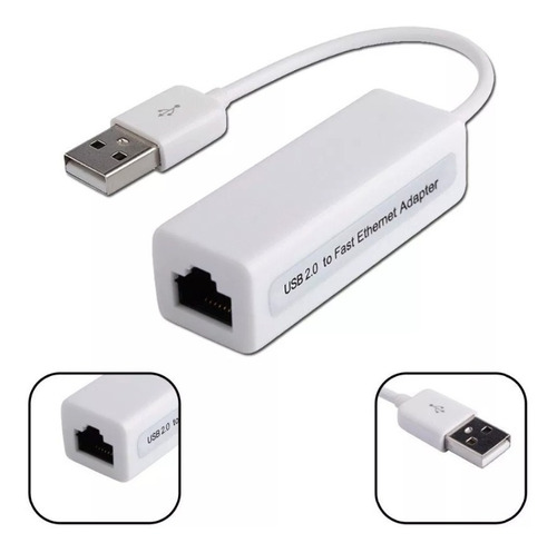 Adaptador Usb Red A Ethernet Rj45 Alta Velocidad Pc