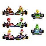 Figura Super Mario Bros Kart Pull Bros Modelo Juguete