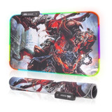 Mousepad Gamer Com Leds Rgb 7 Core 30cm X 25cm Mousepad Kp12