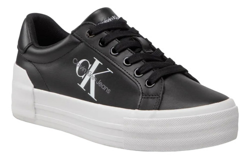 Tenis De Mujer Calvin Klein 0821 Vulc Flatform Bold Lth D3