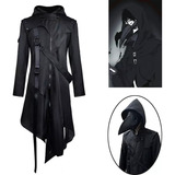 Moda De Chaqueta Masculina - Retro Cosplay Plague Doctor