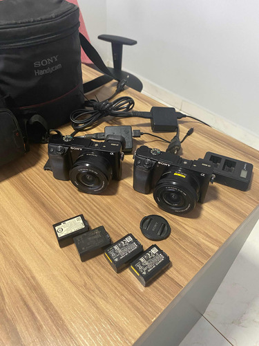 2 Kit Sony A6000 Com Lente 16-50