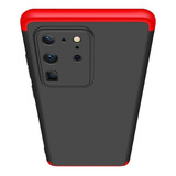 Carcasa Para Samsung S20 Ultra Antigolpe Gkk - Color Rojo/negro