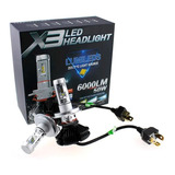 Ampolletas Led H4 X3 50w 6000lm Chip Phillp Zes / Sosegur