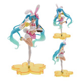 Anime Hatsune Miku Sakura Acción Figura Modelo Juguete 23cm